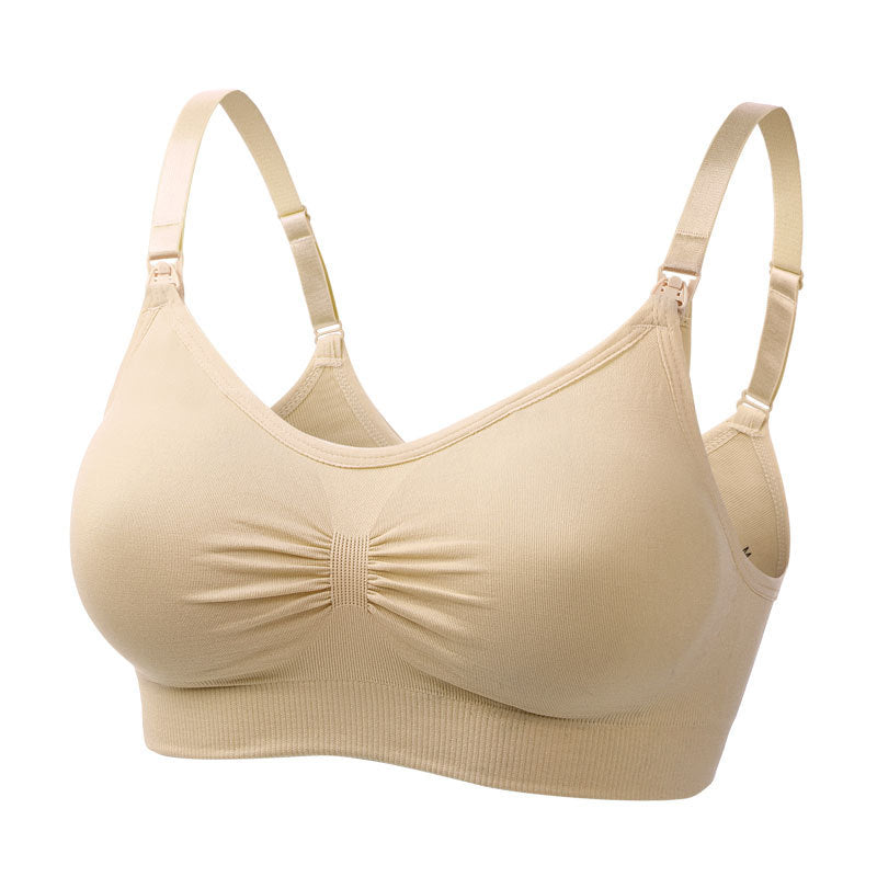 Seindeal Solid Color Multi-Functional Breastfeeding Bras Maternity Nursing Bra for Lactant Women