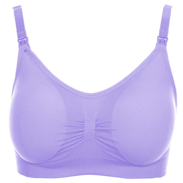 Seindeal Solid Color Multi-Functional Breastfeeding Bras Maternity Nursing Bra for Lactant Women