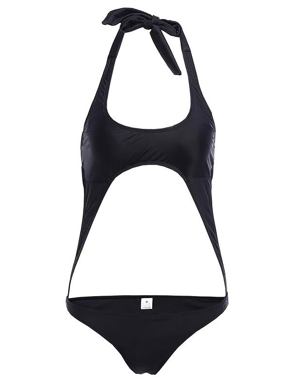 Seindeak Cut Out Backless One Piece Maternity Bikini Swimwear