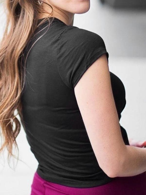 Bodycon 2-in-1 Round Neck Short Sleeve Maternity Dress