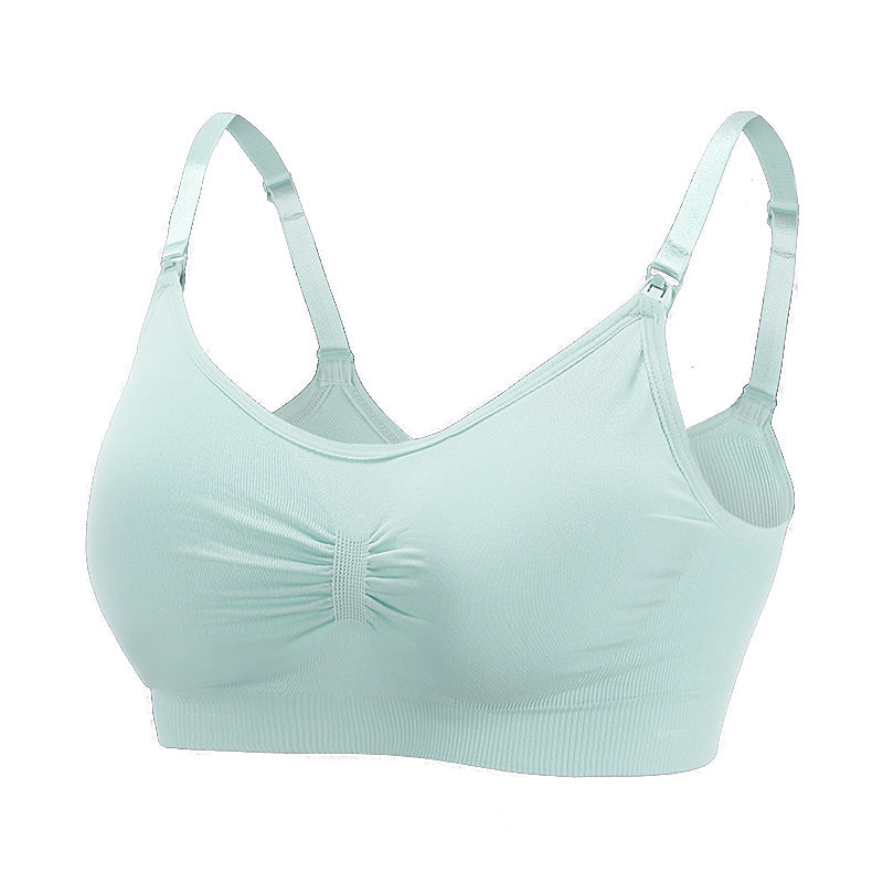Seindeal Solid Color Multi-Functional Breastfeeding Bras Maternity Nursing Bra for Lactant Women