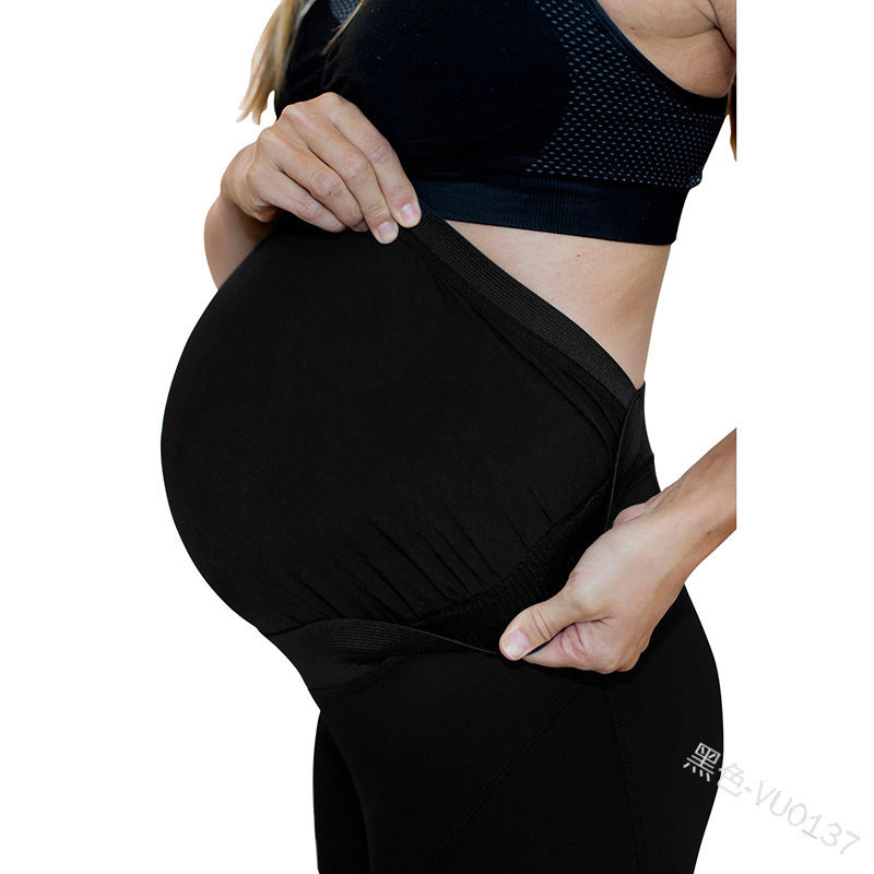 Seindeal Pockets High Waisted Long Maternity Yago Legging for Hiking or Bike