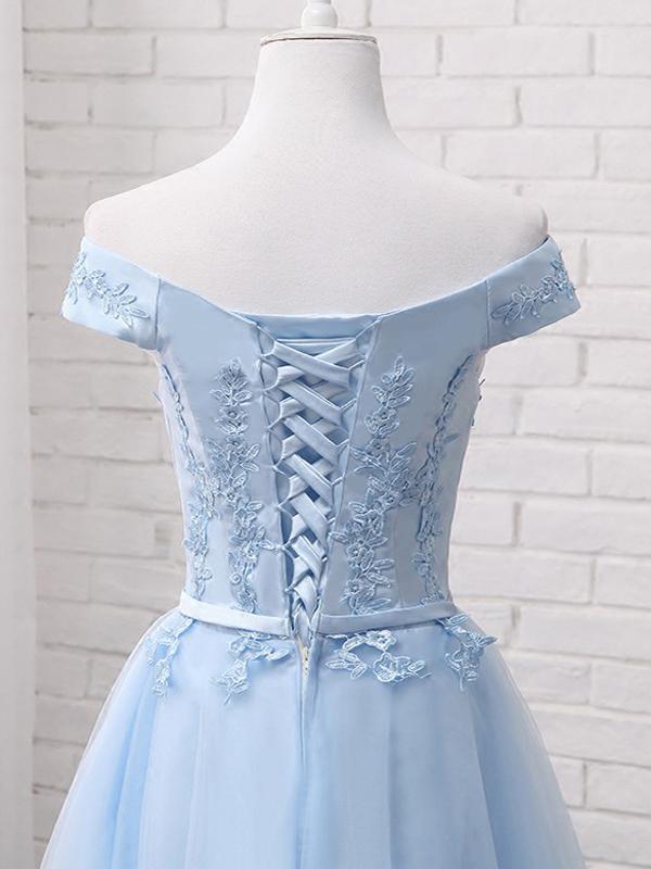 Seindeal Lace Up Off Shoulder Tutu Elegant Maid of Honor Mini Dress Party Dresses Tull Dress Women Fashion