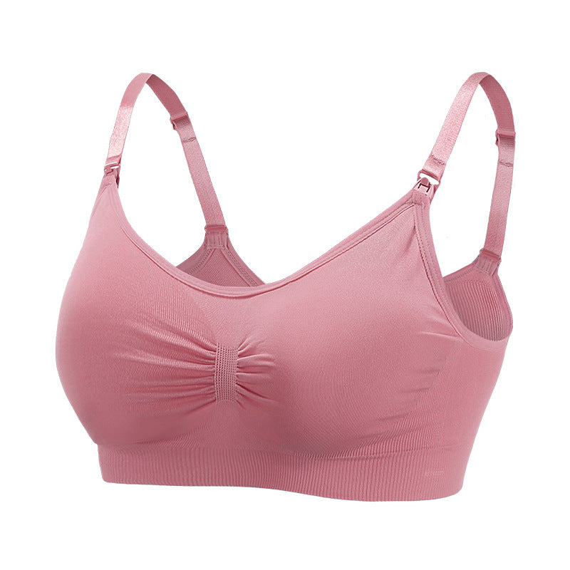 Seindeal Solid Color Multi-Functional Breastfeeding Bras Maternity Nursing Bra for Lactant Women