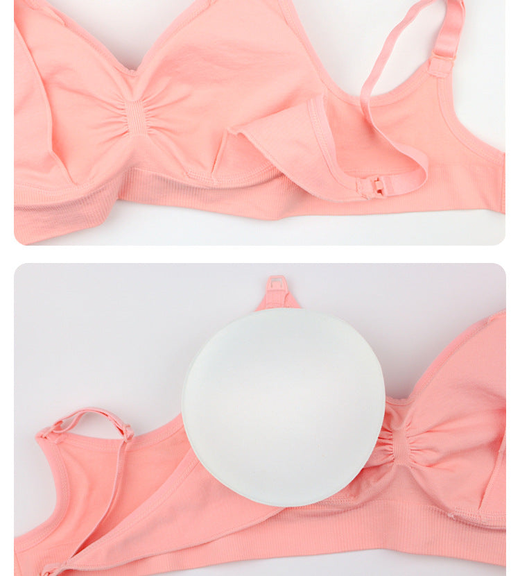 Seindeal Solid Color Multi-Functional Breastfeeding Bras Maternity Nursing Bra for Lactant Women