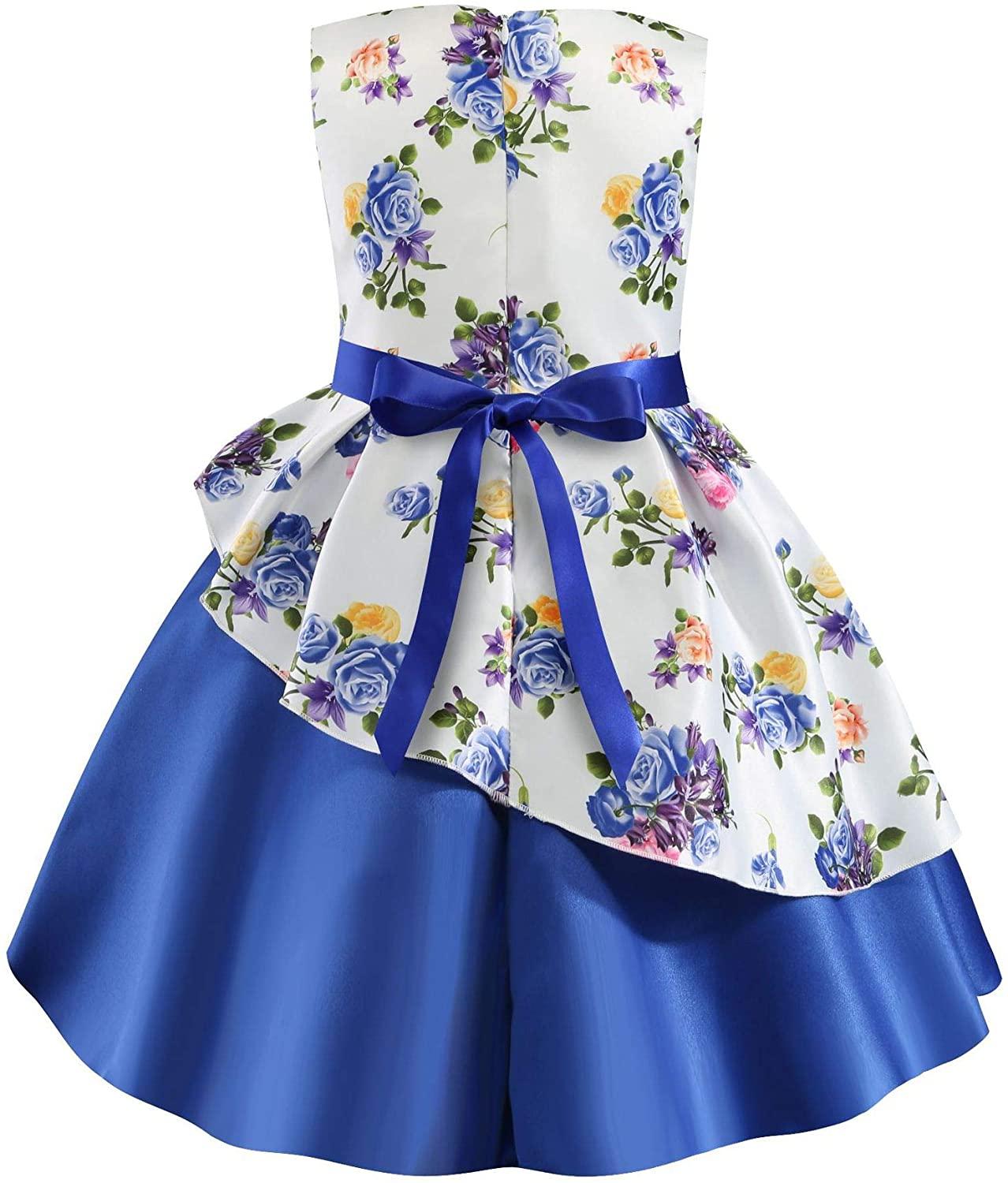 Toddle Flower Girl Wedding Dress Elegant Dresses for Party Birthday 2-10Years