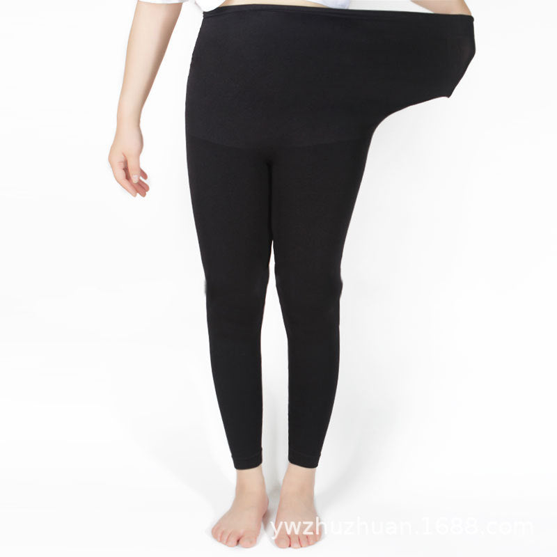 Seindeal Black Stomach Lift High Waisted Stretch Bodycon Maternity Pants for Yoga Running Bike