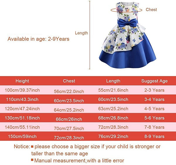 Toddle Flower Girl Wedding Dress Elegant Dresses for Party Birthday 2-10Years