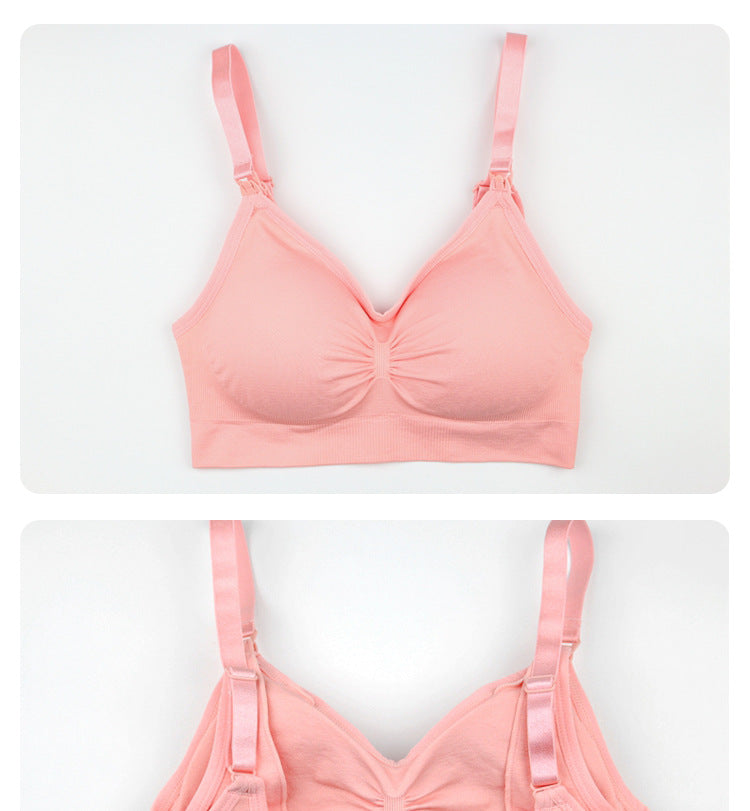 Seindeal Solid Color Multi-Functional Breastfeeding Bras Maternity Nursing Bra for Lactant Women