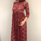 Seindeal Blue Floral Lace Irregular Photoshoot Maxi Maternity Dress Baby Shower Boy