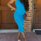 Round Neck Sleeveless Bodycon Maternity Maxi Dress