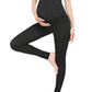 Seindeal Solid High Waisted Sports Yoga Maternity Long Legging