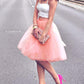 CarmineRose Mesh Tiered Beautiful Regular Elastic Waist Women's Tulle Skirt