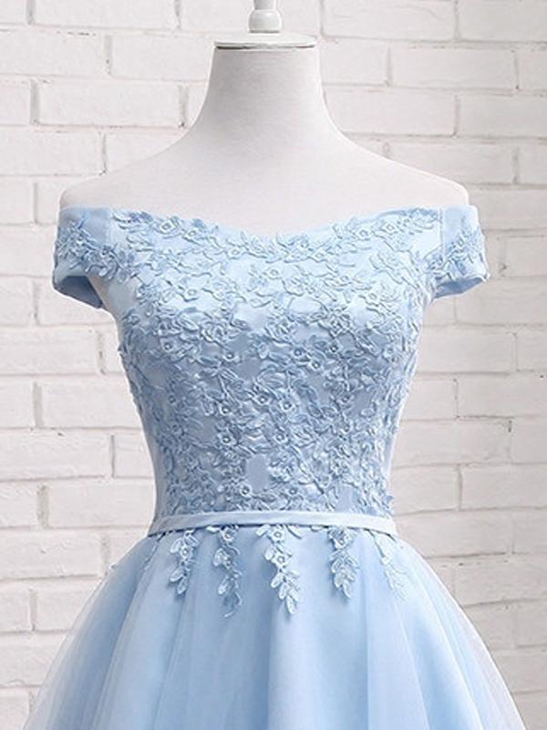 Seindeal Lace Up Off Shoulder Tutu Elegant Maid of Honor Mini Dress Party Dresses Tull Dress Women Fashion