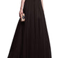 Solid Color Pleated Lace Round Neck Half-Length Women Maxi Dresses Elegant Dress Party Dress Evening Dress Ball Gown