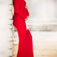 Seindeal Draped Off Shoulder Maxi Maternity Dress for Babyshower