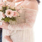 Wedding Lace Draped Off Shoulder For Babyshowes Maternity Midi Dress