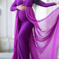 Grenadine Off Shoulder Mermaid For Babyshowes Maternity Maxi Dress