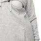 Pockets Zipper Cowl Neck Maternity Lactant Women Nursing Sweatshirt