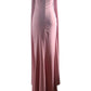 Solid Color Off Shoulder Bodycon Wavy Edge Babyshower Maternity Maxi Dress
