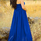 Bandeau Pregnant Photoshoot Off Shoulder Elegant Chiffon Romper Maternity Maxi Dress