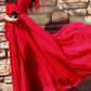 Pleated V-Neck Half-Length Women Maxi Dresses Elegant Dress Beach Dress