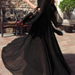 Pleated V-Neck Half-Length Women Maxi Dresses Elegant Dress Beach Dress