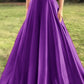 Seindeal Pleated Spaghetti Straps V-Neck Sleeveless Elegant Maxi Dress Evening Dress Ball Gown