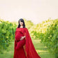 Ruffle Off Shoulder Photoshoot Cape Maternity Maxi Dress