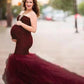 Bandeau Grenadine Mermaid Maternity For Babyshower Maxi Dress