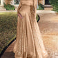 Grenadine Sequin Flowy Muslim Sparkly Maternity Maxi Dress