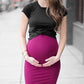 Bodycon 2-in-1 Round Neck Short Sleeve Maternity Dress