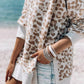 Seindeal Leopard Print Round Neck Casual Maternity T-Shirt