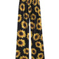 Sunflowers Drawstring High Waisted Pajama Palazzo Long Pants