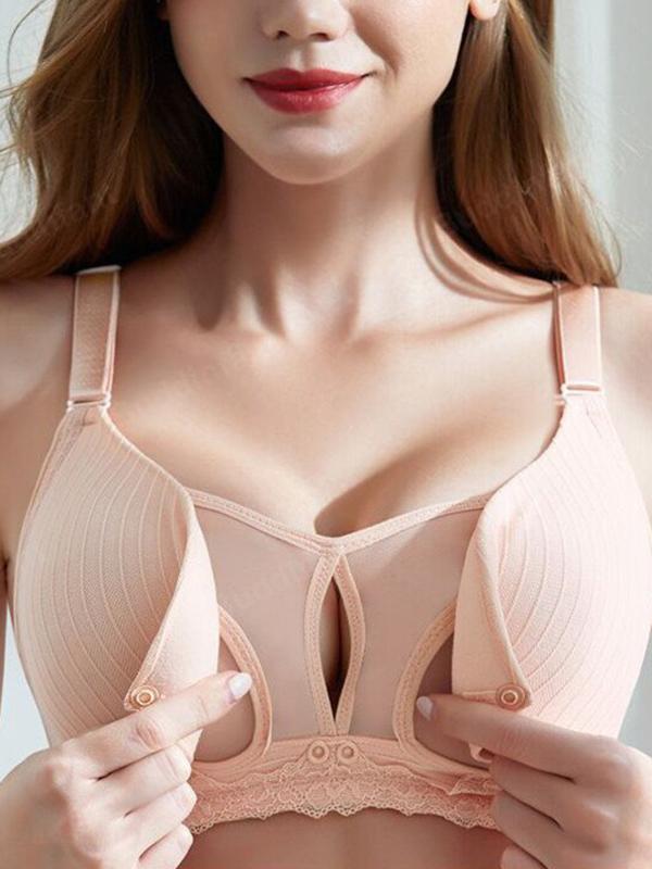 Grenadine Adjustable Straps Wire Free Nursing Bra