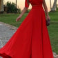 Solid Color Cut Out Slit Sleeveless A-Line Maxi Dress Women Mod Elegant Dress