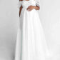 Seindeal Grenadine Lace Off Shoulder Baby Shower Party Maternity Maxi Dress