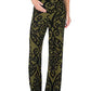 Pockets Vintag Tribal Print High Waisted Maternity Casual Long Pants