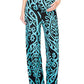 Pockets Vintag Tribal Print High Waisted Maternity Casual Long Pants