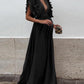 Seindeal Cascading Ruffle Comfy V-neck Going out Maxi Sexy Maternity Evening Dress