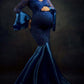 Seindeal Patchwork Lace Flare Sleeve Mermaid Pregnant Maternity Photoshot Dress Maxi
