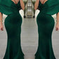 Off Shoulder Bodycon Mermaid Maternity Maxi Dress
