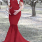 Seindeal Solid Ruffle Fishtail V-neck Maternity Photoshoot Dress