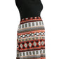 Seindeal Bohemian Print Draped Nursing Maternity Mini Dress