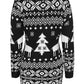 Christmas Print Maternity Sweater Fashion Mini Dress