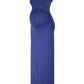 Solid Fitted Round Neck Sleeveless Maternity Maxi Dress