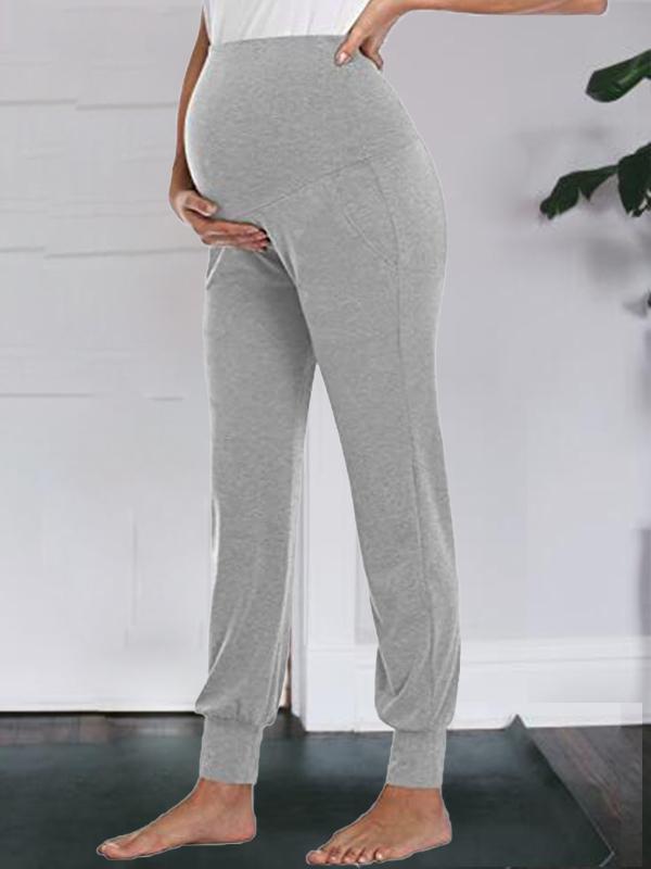 Seindeal Stomach Lift High Waisted Pregnancy Maternity Long Pants