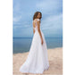 Chiffon Front Slit Vneck Banquet For Babyshower Maternity Maxi Dress