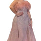 Sequin Bodycon Off Shoulder Sleeveless Gradient Color Photoshoot Maternity Maxi Dress