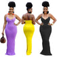 Spaghetti Strap Offshoulder Bodycon Maternity Baby Shower Dress